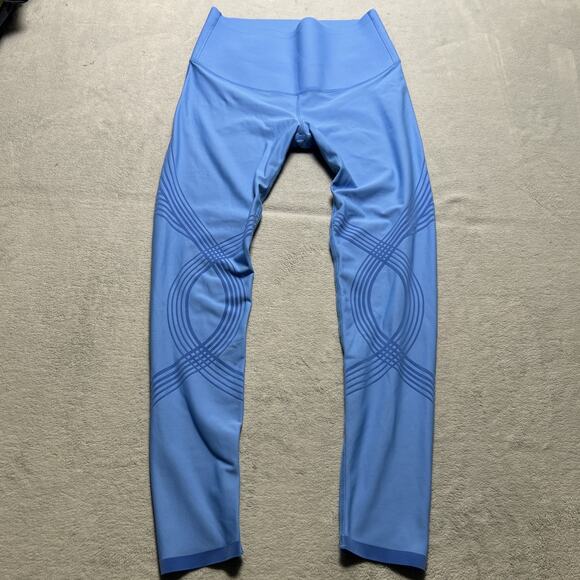 Elegant Light Blue Women's Leggings - Picture 7 of 16